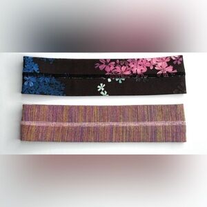 LULULEMON ATHLETICA Floral and Striped Headbands